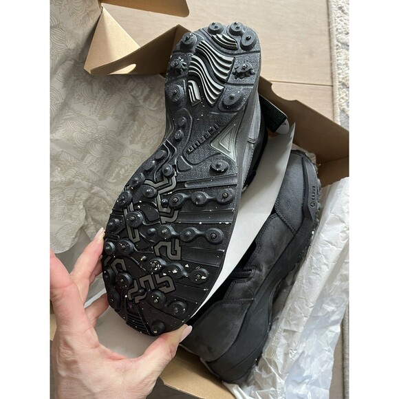 New ICEBUG Metro2 BUGrip Snow Boots Black Men Sz 10 Warm Traction Studs Comfort main image 16